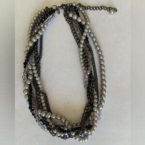 Beaded layered necklace